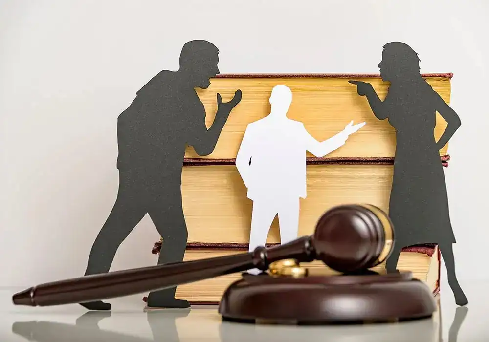 image of couple arguing through divorce Carlisle